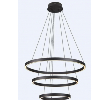 Люстра подвесная Alfa Light F3924-51 black 100W Φ80*H15 0