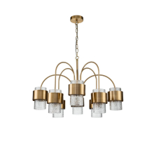 Подвесная люстра Indigo ELEGANZA 12019/A/8P Brass V000323