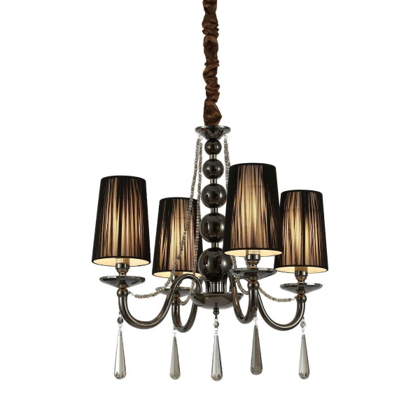 Подвесная люстра Lumina Deco Fabione LDP 1200-4 BK Подвесная люстра Lumina Deco Fabione LDP 1200-4 BK