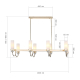Подвесная люстра ST Luce Elegra SL1402.263.08