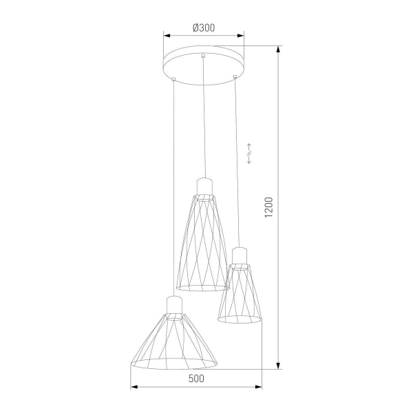 Подвесная люстра TK Lighting 10188 Modesto Подвесная люстра TK Lighting 10188 Modesto