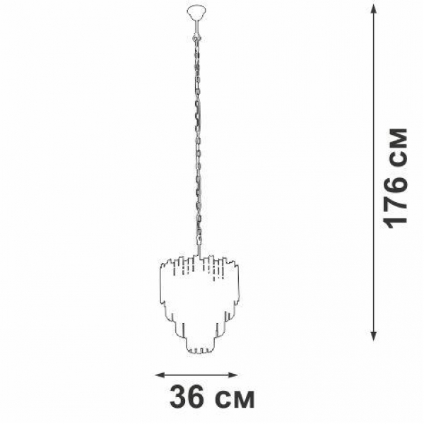 Подвесная люстра Vitaluce V58471-8/5 Подвесная люстра Vitaluce V58471-8/5