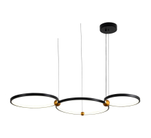 Подвесная светодиодная люстра Gerhort G61354/3C BK