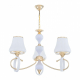 Подвесная люстра Arte Milano Florentia-2387 302387/3 Wh/Gd