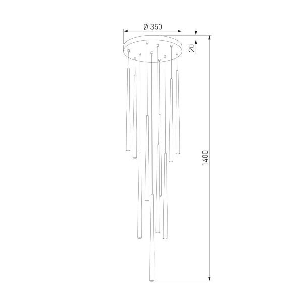 Подвесная люстра TK Lighting 10118 Piano Подвесная люстра TK Lighting 10118 Piano