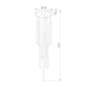 Подвесная люстра TK Lighting 10118 Piano