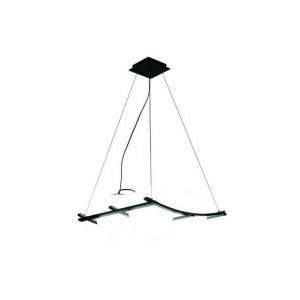 Люстра подвесная Alfa Light F3524-08 White+Black E27*4