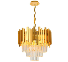 Подвесная люстра Natali Kovaltseva Vertigo 81440/6C Gold