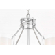 Подвесная люстра Lumina Deco Marietta LDP 8025-8 CHR+WT