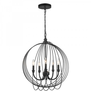 Подвесная люстра Toplight Dina TL1185H-05BK