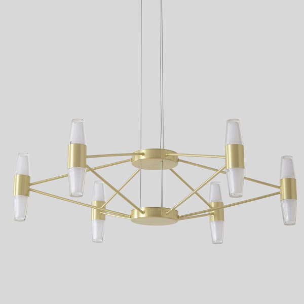Подвесная люстра Crystal Lux DOROTEA SP6 GOLD Подвесная люстра Crystal Lux DOROTEA SP6 GOLD