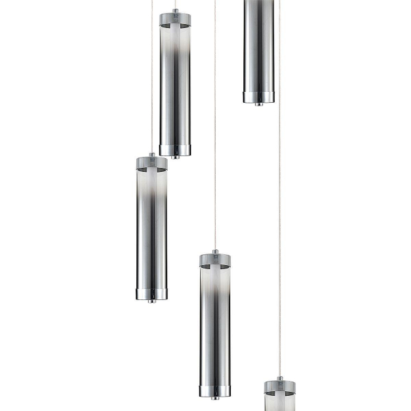 Подвесная светодиодная люстра Indigo Rilucente 11061/5P Chrome V000147L Подвесная светодиодная люстра Indigo Rilucente 11061/5P Chrome V000147L