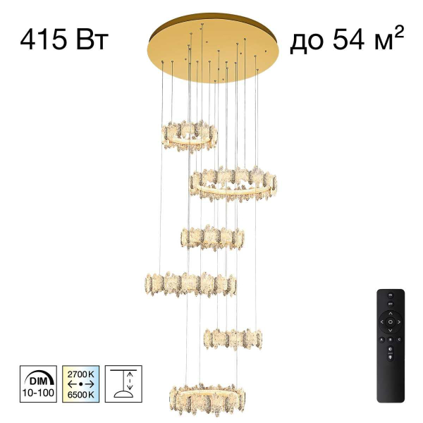 Люстра Citilux LAVA CL250192