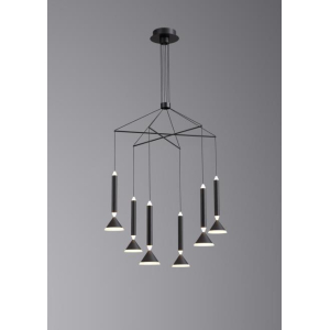 Люстра подвесная Alfa Light F3024-43 BLACK