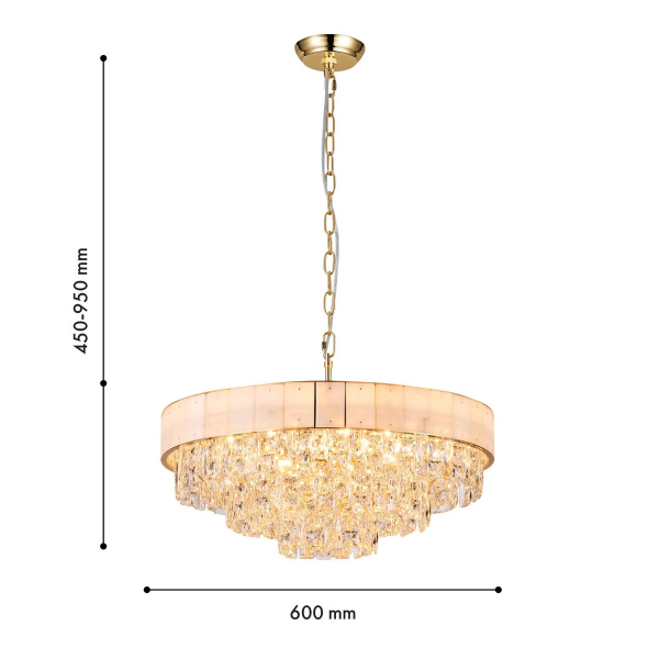 Подвесная люстра Favourite Raffinato 4783-12P