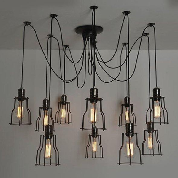 Люстра Loft-Concept Loft Industrial Cage Filament Pendant 40.381-0 4349