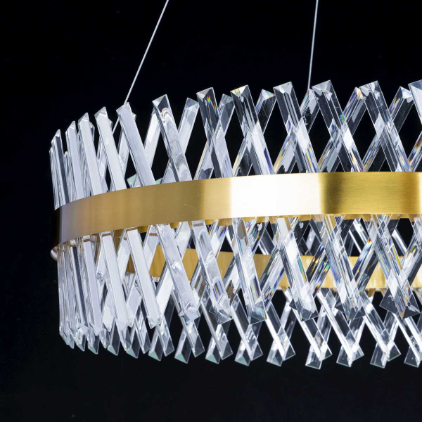 Подвесная светодиодная люстра Citilux Ричард бронза CL336083