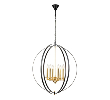 Подвесная люстра iLamp Element 9977-800 GoldBlack