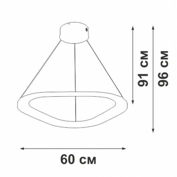 Люстра Vitaluce V2692-1/1S Люстра Vitaluce V2692-1/1S