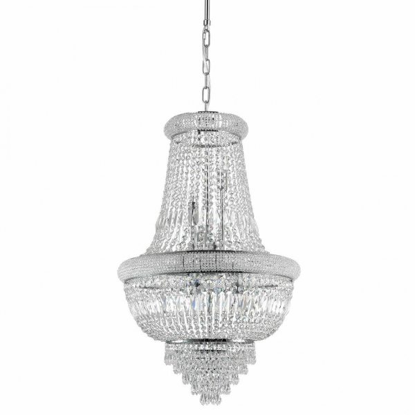 Подвесная люстра Ideal Lux Dubai SP10 Cromo 215969 Подвесная люстра Ideal Lux Dubai SP10 Cromo 215969