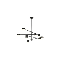 Люстра подвесная Alfa Light F4324-03 d100 h90 Black