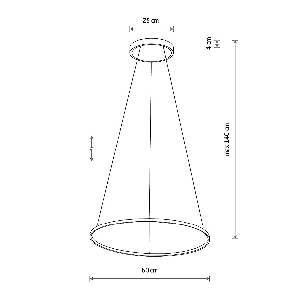 Подвесная люстра Nowodvorski Circolo Led M Silk Oliv E 11403