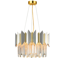 Подвесная люстра Natali Kovaltseva Queen 79006/6C Brass Silver
