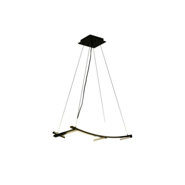 Люстра подвесная Alfa Light F3524-05 White+Black E27*2