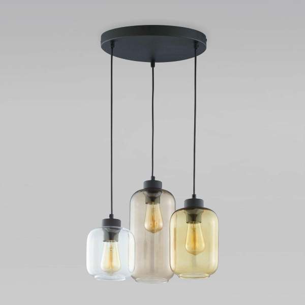 Подвесная люстра TK Lighting 3175 Marco Brown Подвесная люстра TK Lighting 3175 Marco Brown