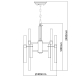 Подвесная люстра MW-Light Альгеро 285010703