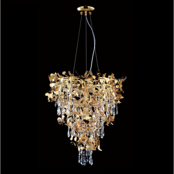 Подвесная люстра Crystal Lux Romeo SP10 Gold D600 Подвесная люстра Crystal Lux Romeo SP10 Gold D600