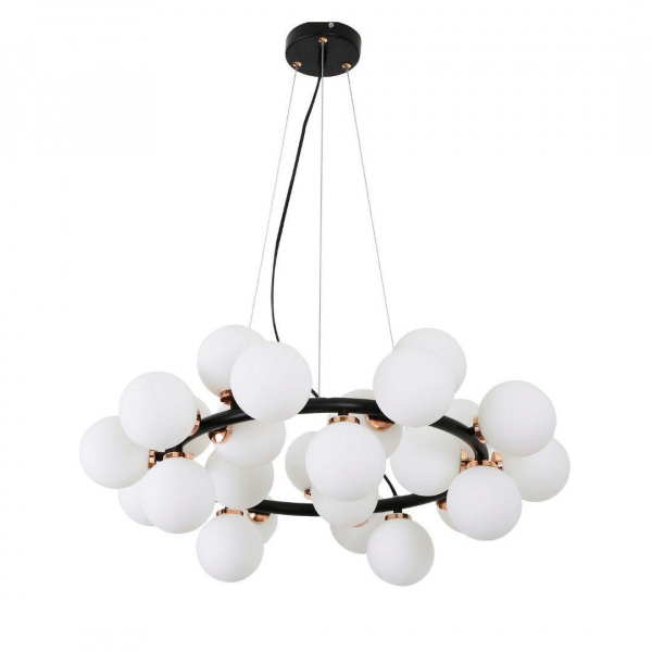 Подвесная люстра Lumina Deco Marsiada LDP 6033-25 BK+MD Подвесная люстра Lumina Deco Marsiada LDP 6033-25 BK+MD
