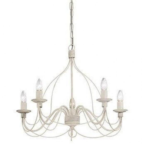 Подвесная люстра Ideal Lux Corte SP5 Bianco Antico 005881 Подвесная люстра Ideal Lux Corte SP5 Bianco Antico 005881
