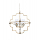 Подвесная люстра Lumina Deco Baltimore LDP 8020-4 GD+WT