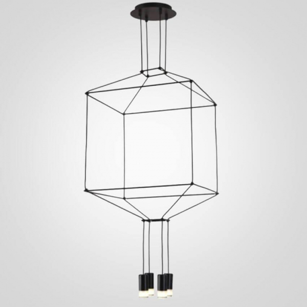 Подвесная люстра Imperium Loft Vibia Wireflow 84527-22 Подвесная люстра Imperium Loft Vibia Wireflow 84527-22