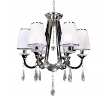Подвесная люстра Lumina Deco Milesia LDP 8926-6 WT+CHR