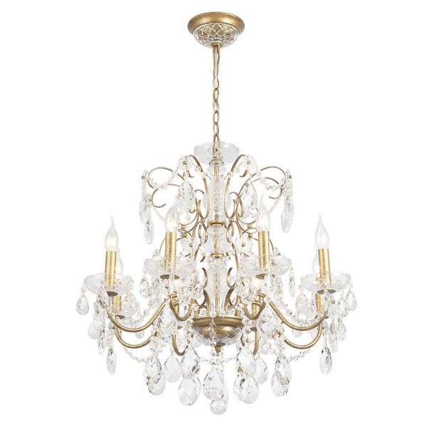 Подвесная люстра Crystal Lux Odelis SP8 Gold Подвесная люстра Crystal Lux Odelis SP8 Gold