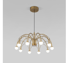Подвесная светодиодная люстра Eurosvet Ragno 90030/10 LED золото