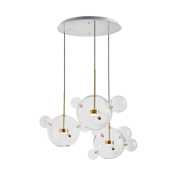 Подвесная светодиодная люстра Loft IT Bolle 2027-D3 Подвесная светодиодная люстра Loft IT Bolle 2027-D3
