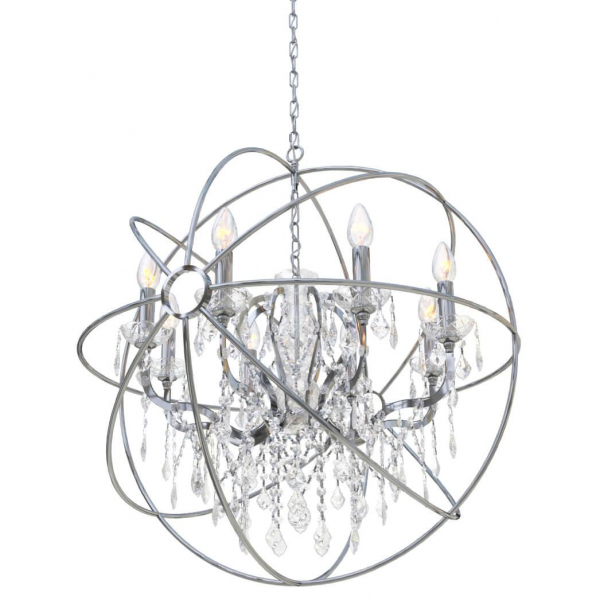 Подвесная люстра Loft IT Foucaults Orb Crystal 1896/8 Подвесная люстра Loft IT Foucaults Orb Crystal 1896/8