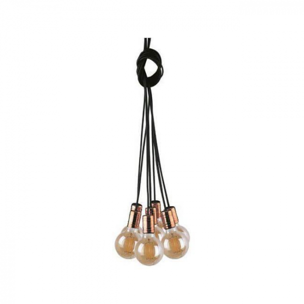 Подвесная люстра Nowodvorski Cable Black/Copper 9746 Подвесная люстра Nowodvorski Cable Black/Copper 9746