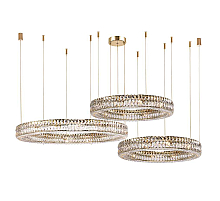 Горизонтальная композиция Newport 8550 из трех колец золото №179 S8550_179G