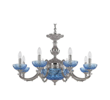 Подвесная люстра Bohemia Ivele 72209P/8/210 Ni P Aquamarine/M-1F