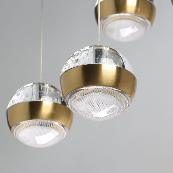 Подвесная светодиодная люстра De Markt Капелия 730010915