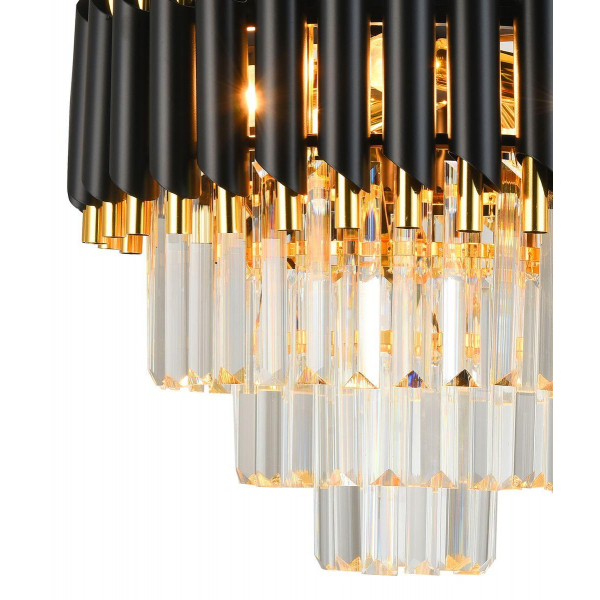 Подвесная люстра Natali Kovaltseva Darian 76017/5C Gold Black Подвесная люстра Natali Kovaltseva Darian 76017/5C Gold Black