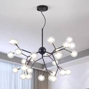 Люстра подвесная Alfa Light F2024-27 G4 Чёрный