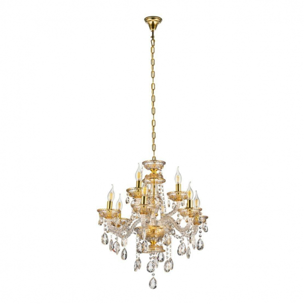 Подвесная люстра Lumina Deco Eliza LDP 7025-6+3 GD Подвесная люстра Lumina Deco Eliza LDP 7025-6+3 GD