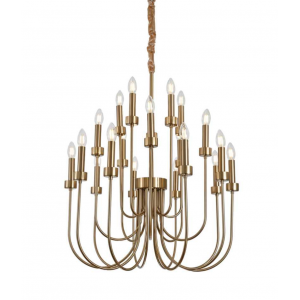 Люстра подвесная Alfa Light F1124-16 D800*H950 COPPER