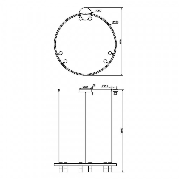 Подвесная светодиодная люстра Maytoni Satellite MOD102PL-L42WK Подвесная светодиодная люстра Maytoni Satellite MOD102PL-L42WK