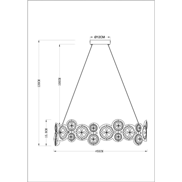 Подвесная люстра Arte Lamp Sarah A1062SP-6CC Подвесная люстра Arte Lamp Sarah A1062SP-6CC